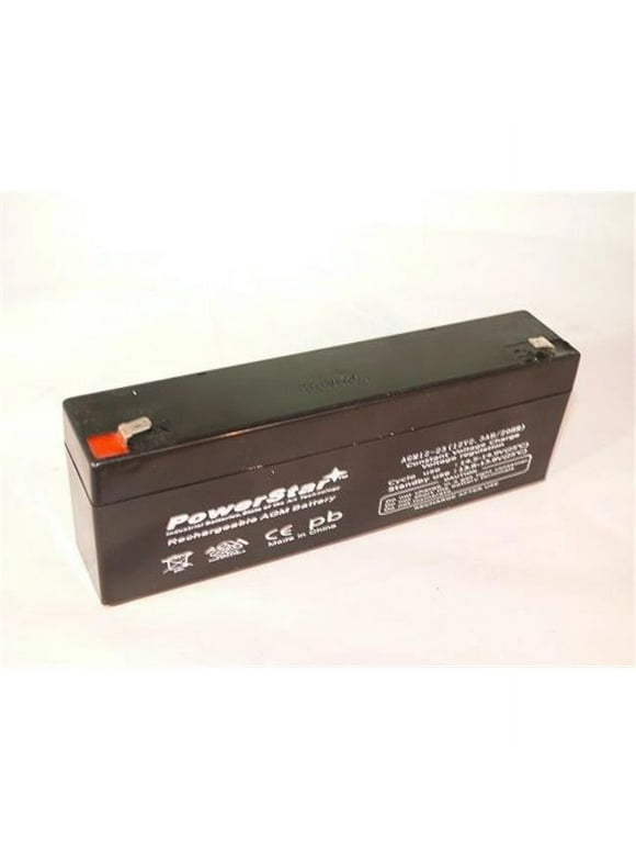 PowerStar AGM1223-13 12V 2.3Ah SLA Battery Replaces dmu12-3 vec15- 2 Year Warranty
