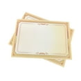 thumbnail image 1 of Miangastore 20pcs A4 Gold Border Gradient Certificate Paper in Horizontal and Vertical Layouts, 1 of 8