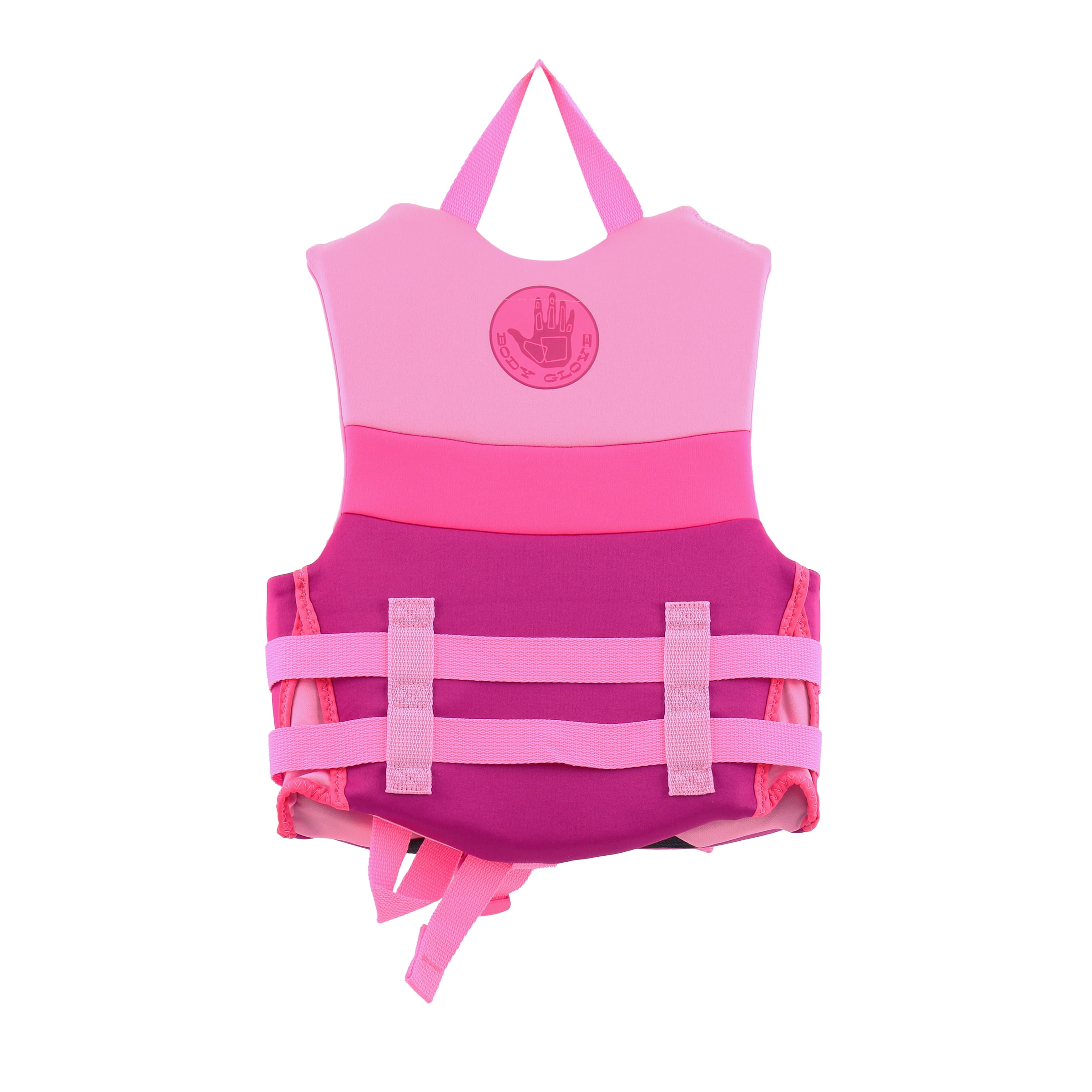 Body Glove Child's Neoprene PFD Life Jacket and Vest, Girl, 33-55 lbs., Pink