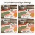 thumbnail image 7 of ODIKA 9'x12' Warm Earth Tones Abstract Shapes Design Washable Area Rug Modern Art Inspired Playful Patterns Non-Shedding, Easy Care for Master Suite, California King, Under Bed, 7 of 7