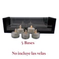 thumbnail image 3 of Porta Velas CHIC-FANTASY Base de Madera Paredes de Cristal Decoracion Vintage Retro, 3 of 5