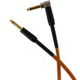 thumbnail image 5 of Clutch 20 foot Right Angle 1/4" TS to straight 1/4" TS Instrument Cables Dual Package, 5 of 7
