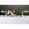 thumbnail image 2 of Kingston Brass KS3332WLL Wilshire Two-Handle Deck Mount Roman Tub Faucet, Polished Brass, 2 of 5