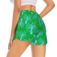 thumbnail image 3 of Goofa Octopus1 Printed Women 2 in 1 Running Shorts,Quick Dry Athletic Workout Shorts,High Waisted Athletic Shorts with Liner Pockets-X-Large, 3 of 9