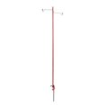 thumbnail image 3 of Camping Lantern Stand Portable Lightweight Outdoor Camping Aluminum Alloy Lamp Pole Light Hanging Stand Red, 3 of 5