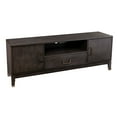 thumbnail image 2 of Southern Enterprises 63.25" Brown and Gold Rectangular Media Stand with Storage, 2 of 3