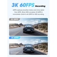 thumbnail image 4 of Dash Cam ddpai Z60 Pro 4K+1080P frontal y trasera de 3 pulgadas IPS, 4 of 9