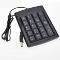 thumbnail image 2 of 1 Uds. Teclado numérico USB, Mini teclado numérico con cable USB antideslizante portátil para ordenador portátil, ordenador de escritorio, etc. JM, 2 of 5