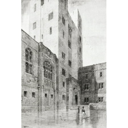 The Courtyard Of Post Headquarters At The United States Military Academy West Point New York America As Seen In The Early 20Th Century From The Century Illustrated Monthly Magazine May To October 1904