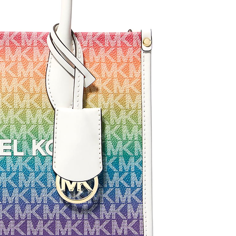 Michael Kors Women's Mirella Small Rainbow Signature Logo