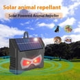 thumbnail image 5 of Repelente solar de animales nocturnos, disuasivo de depredadores de animales salvajes con luces LED rojas, resistente al agua. Ahuyenta a los zorrillos y los ciervos, 5 of 5