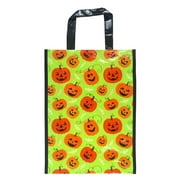 Way To Celebrate Halloween Pumpkin Toss Non Woven Tote Bag, 11.5 x 16 x 3in