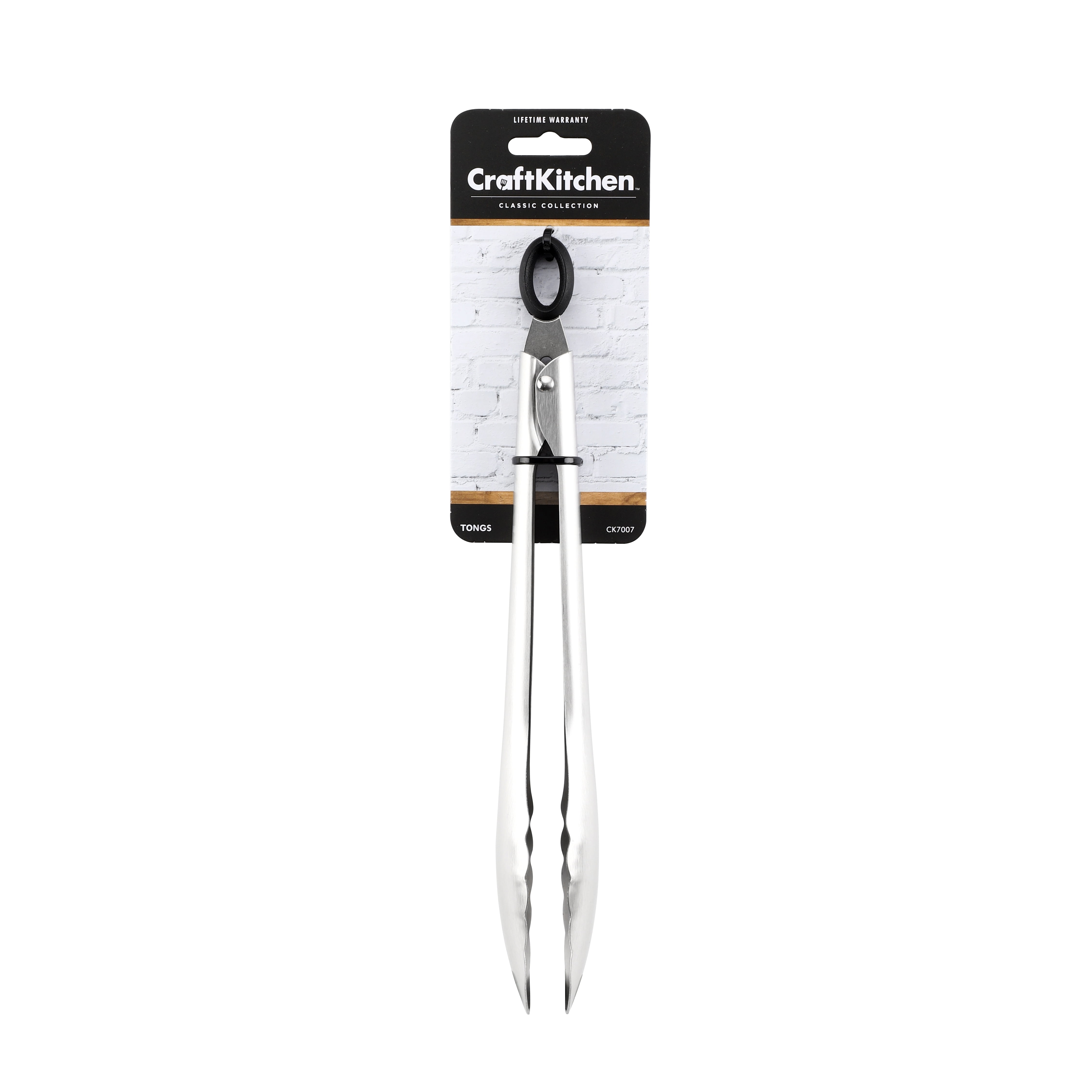 Craft Kitchen 10 Inch Stainless Steel Locking Tongs