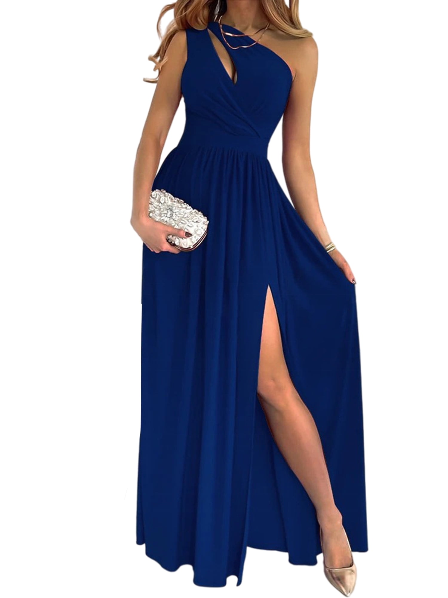 Grianlook Formal Business Dress for Women Elegant Dressy Long Dress