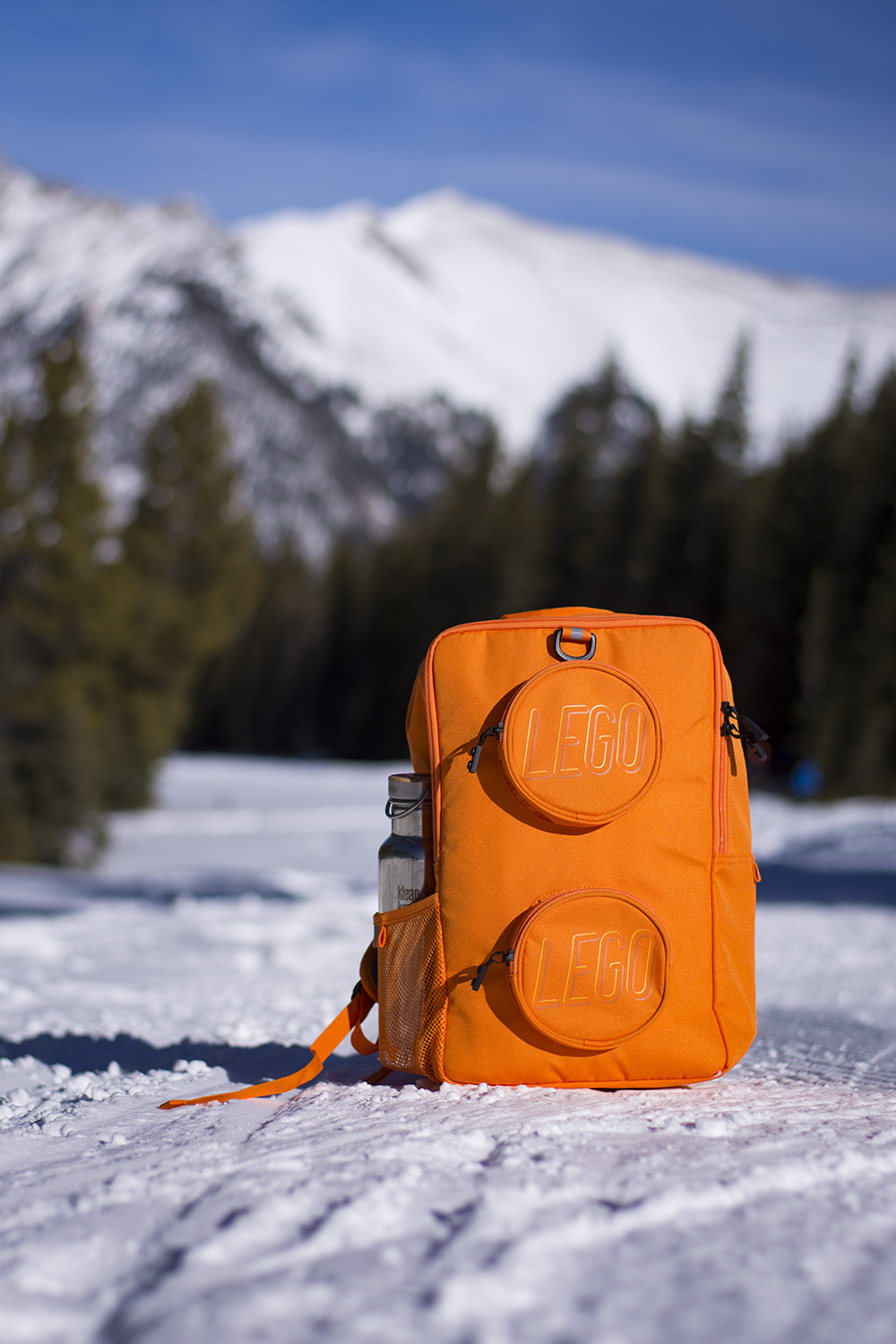 LEGO Unisex Brick Backpack Orange