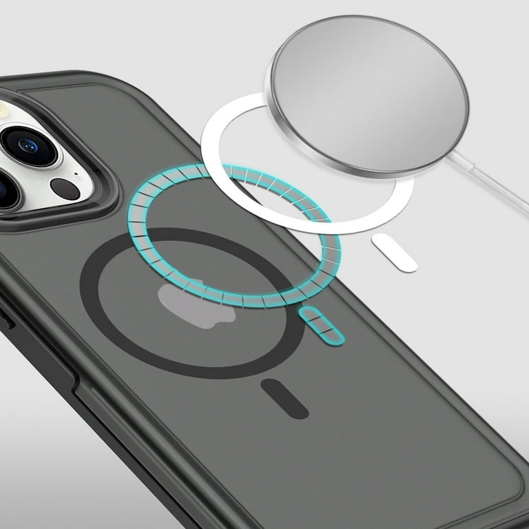 For iPhone 15 Pro Max Case Magnetic Circle Sleek Hybrid + 2
