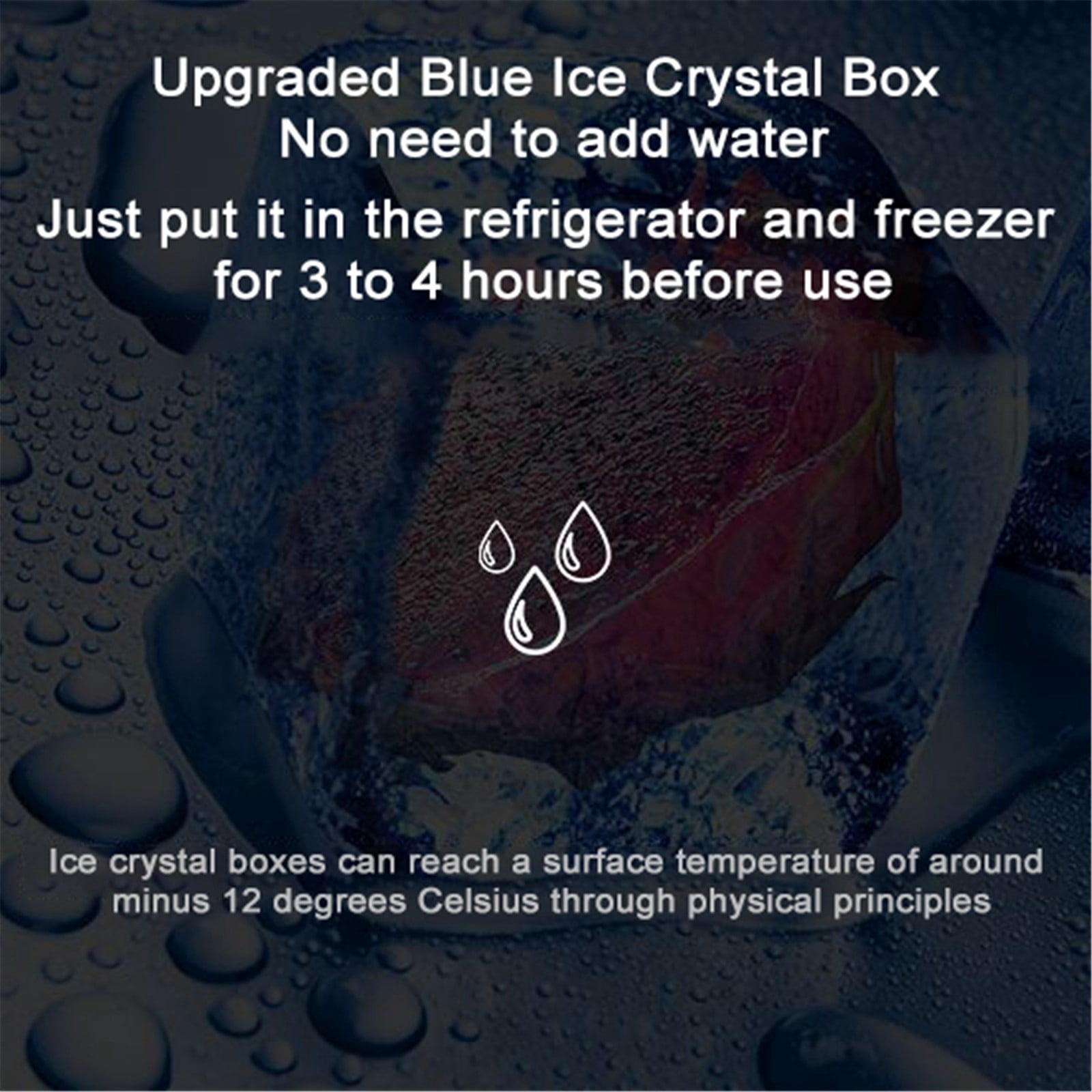 Reusable Ice Packs for Lunch Boxes & Coolers, 3 Pack Slim Lightweight Freezer Gel Packs