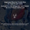 thumbnail image 4 of Pre-Filled Blue Ice Pack Box for Cooler & Cold Fan, No Water Needed Reusable Leak-Proof Ice Plate, Gel Retains Cold for Hours, Ideal for Picnic Transport, 24oz, 1 Pack, Instant Freeze, By VINOIC, 4 of 8