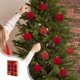 thumbnail image 1 of Christmas Decorations 12 Piece Flocked Christmas Balls Christmas Decoration SetMultiple Styles Of Christmas Tree Decorations Can Also Be Used For Other Party, 1 of 6