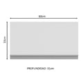 thumbnail image 2 of Alacena 1 Puerta Rebatible Madesa 60 Cm Blanco G2560209GL, 2 of 8