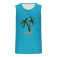 thumbnail image 4 of Nfurl Mens Casual Cotton Tank Tops Moisture Wicking Muscle Undershirts Trendy Palm Tree Printed T Shirt Lightweight Sleeveless Workout Shirts Soft Gym Tank Shirt, 4 of 6