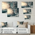 thumbnail image 4 of Designart Fantasy Lighthouse In The Arctic Ocean II Canvas Wall Art, 4 of 5