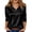 #0206-Black, variant on 3/4 Sleeve Tops for Women Cowl Neck Detail Satin Finish Design Relaxed Fit Cut Everyday Casual Looks Gift