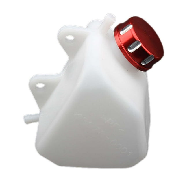 DYNWAVECA Coolant Reservoir Overflow Bottle with Cap Easy Installation Repair Parts Sturdy Assembly Premium Replacement for Klx250 red cap