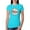 Tahiti Blue, variant on Floral Nurse Appreciation Pop Culture Womens Slim Fit Junior Tee, Heather Grey, Medium