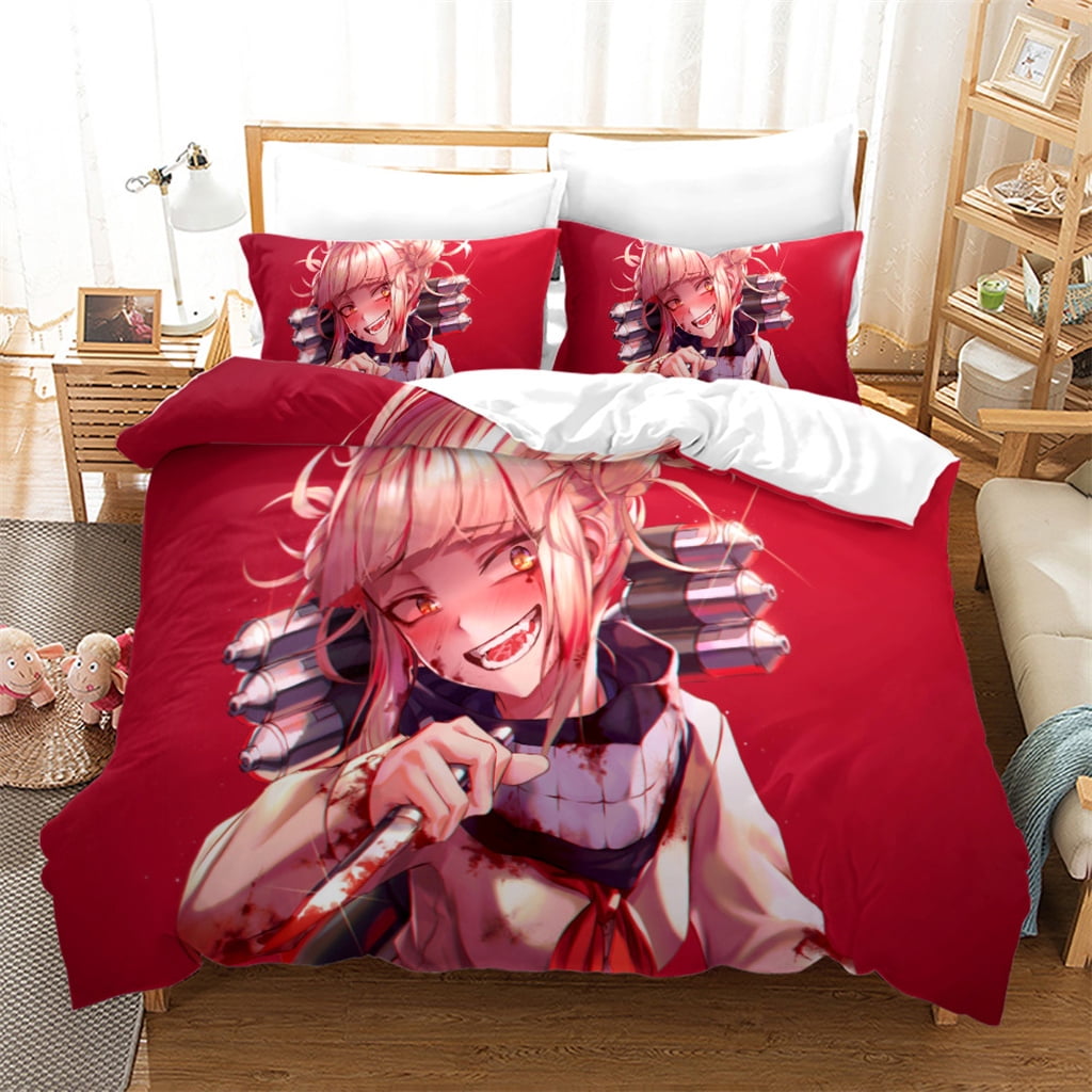 3PCS My Hero Academia Bedding Bed Set Twin Full Queen King Size Deku
