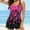Hot Pink, variant on Aloohaidyvio Bikinis for Women ,Swimsuits for Women Two Piece Bathing Suits Floral Print Tank Tops with Boyshorts Swimming Suits, Womens Swimwear