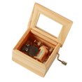 thumbnail image 1 of Caja de música, caja de música con manivela, caja de música con manivela de madera, caja musical con manivela, innovación moderna, 1 of 14
