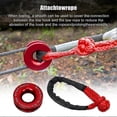 thumbnail image 3 of Winch Snatch Recovery Ring, Synthetic Winch Rope, Snatch Ring Soft Shackle, Winch Accessories for UTV ATV SUV Truck, 3 of 5