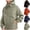 Black, variant on LpwkSSA Men's Waterproof Ski Hard Shell Jacket Warm Winter Snow Coat Solid Color Mountain Windbreaker Hooded Raincoat Blue M