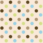 Springs Creative Cotton Flannel 3D Nursery Frog Dots Fabric, per Yard