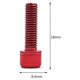 thumbnail image 2 of 6 tornillos para vástago de bicicleta M5 x 18 mm, cabeza Allen, tornillos para vástago MTB con arandela (rojo), 2 of 6