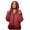 Red, variant on Breezora Lightweight Quilted Puffer Jacket for Women with Hood and Round Hem Zippered Light Winter Warm Coat XXL Size White