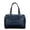 Blue, variant on Japanese JK Uniform Bag, PU Leather Large Capacity Briefcase Handbag, Multi‑Pocket Work School Laptop Tote Bag for Student Cosplay Daily Commute