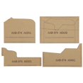 thumbnail image 2 of Card Bag Acrylic Template,4Pcs Acrylic Template Card Acrylic Leather Pattern Acrylic Template Exceptional Value, 2 of 14