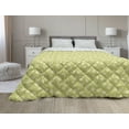 thumbnail image 1 of Orient Down Alternative Comforter, Abstract Oriental Ornaments Along Compass and Octangular Style Stars, Microfiber Quilt for All Season, 5 Sizes, Charcoal Grey and White, by Ambesonne, 1 of 3