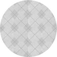 thumbnail image 1 of Ahgly Company Indoor Round Patterned Gray Cloud Gray Area Rugs, 3' Round, 1 of 6