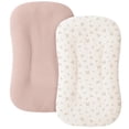thumbnail image 1 of Funda para nido de bebé MairMore de algodón, paquete de 2, Pink Blossom, 1 of 6