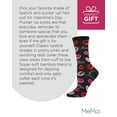 thumbnail image 7 of MeMoi Pucker Up Kisses Bamboo Blend Crew Socks - Mens - Male, 7 of 7