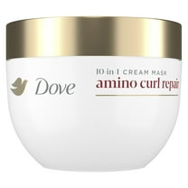 Dove Hair Mask for Women Amino Curl with Amino & Jojoba Oil for Curly Hair, 9.2 oz Jar