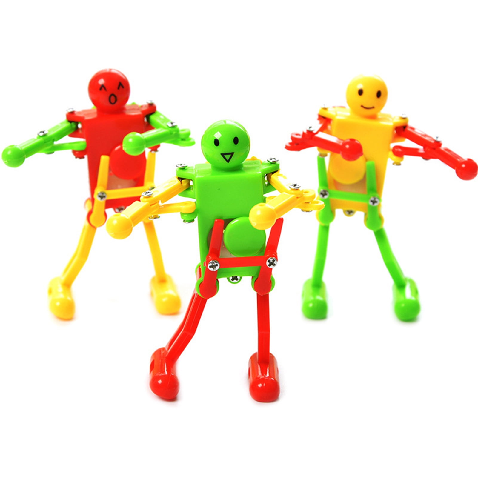 Girls Boys Dancing Clockwork Spring Wind Up Robot Toy For Children Kids Gift 