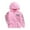 Pink, variant on CYRBOKO Girls' Jeckets, Casual Lightweight Long Sleeve Stretchy Outerwear with Zipper Pink Size 5 T