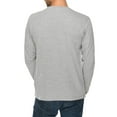 thumbnail image 2 of Oversized Take It Easy Graphic Long Sleeve Crewneck Tee - Heather Grey 3XL, 2 of 4
