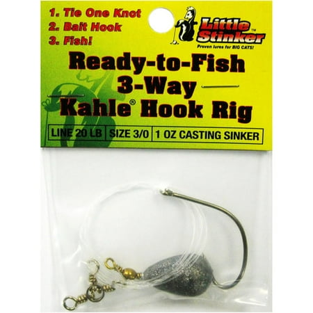 - Little Stinker Kahle Hook Bait Rig, 3/0, 1 oz