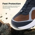 thumbnail image 3 of MAYKX Mens Closed Toe Wide Width Hiking Sandals Summer Walking Water Shoes Comfortable Recovery Fisherman Sport Sandals, 3 of 6
