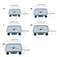thumbnail image 5 of MOMOJIA Movable Plant Tray With Wheel Rolling Flower Pot Tray Water Holder Base Indoor Planter Tray For Movable Stand, 5 of 8